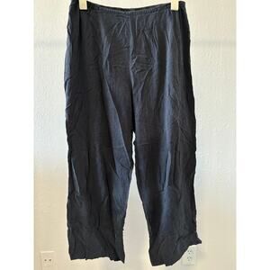 Citron Santa Monica Silk Cropped Pants Size M Medium